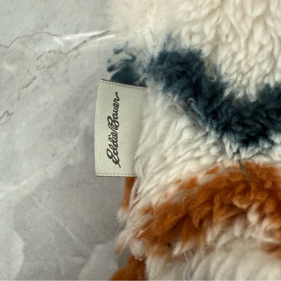 Women’s Eddie Bauer Aztec Ultra Soft Plush 1/4 Zip Pullover Sweater Small - Picture 12 of 16